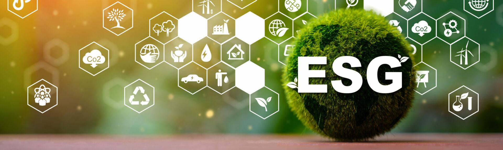 ESG Banner - Environment, Society and Corporate Governance The information banner calls to commemorate this company's contributions to environmental and social issues.