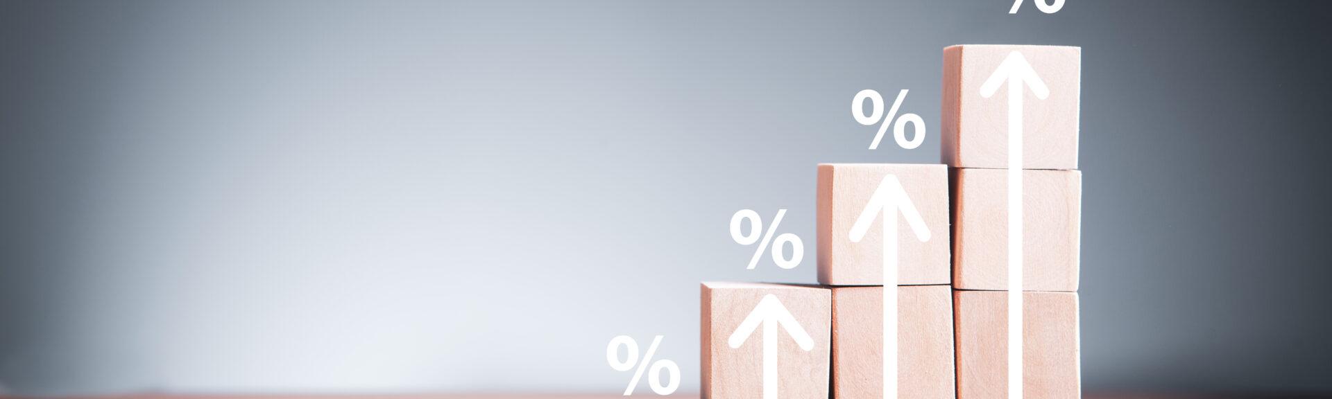 interest rate, productivity increase, sales increase, business growth, percentage growth