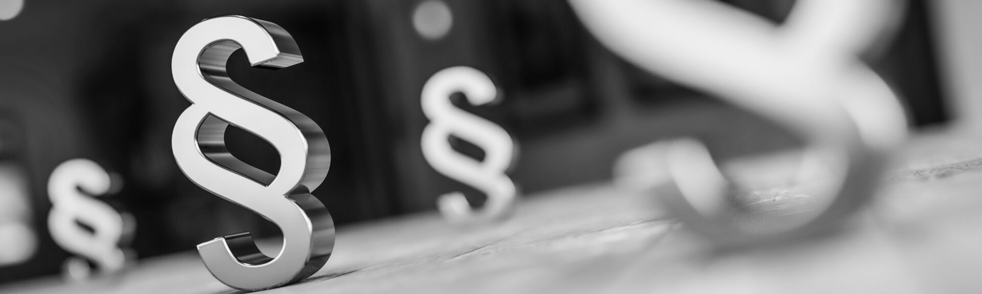 Paragraphen Symbol - Konzept Mietrecht, Arbeitsrecht, Urheberrecht