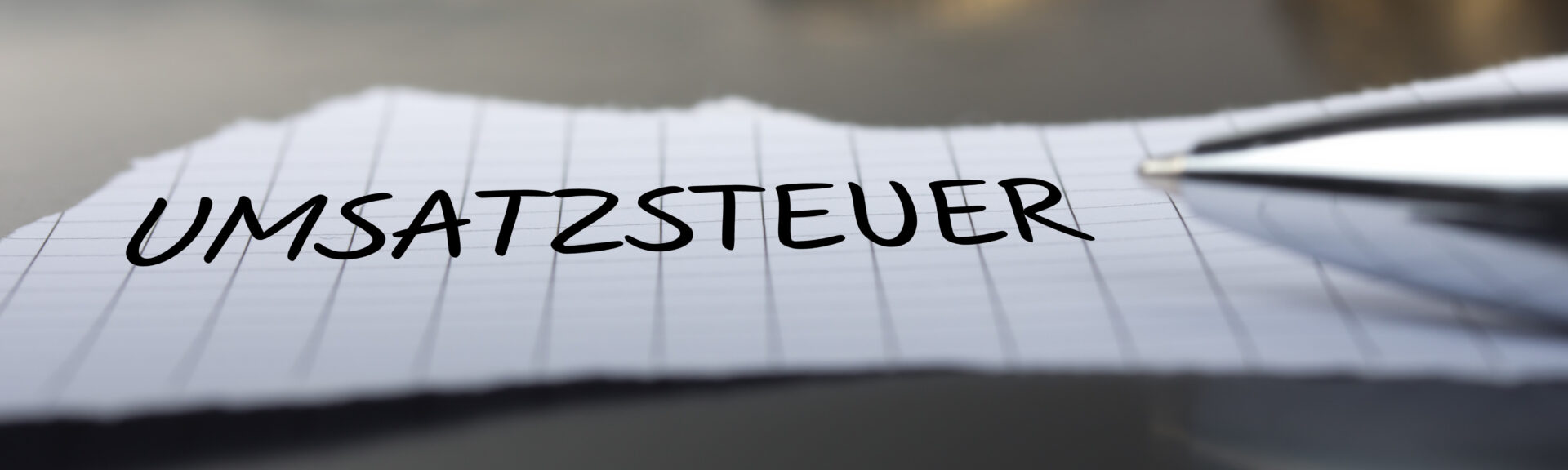 Umsatzsteuer auf Zettel